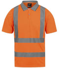 Polo Haute Visibilité Orange - All print samad Store