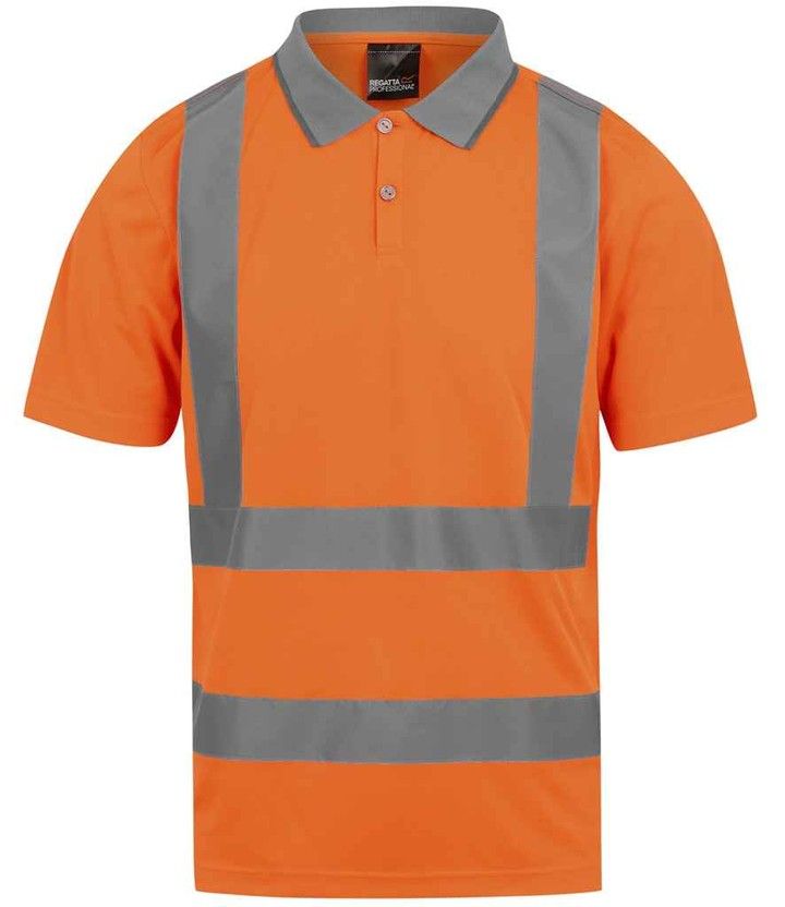 Polo Haute Visibilité Orange - All print samad Store