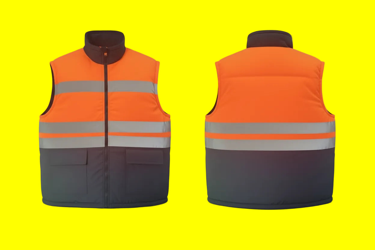 Gilet de Travail Haute Visibilité Sans Manches - Toutes Couleurs - All print samad Store