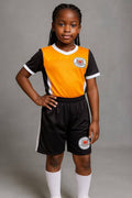 Tenue de Football Enfant Orange/Noir - All print samad Store